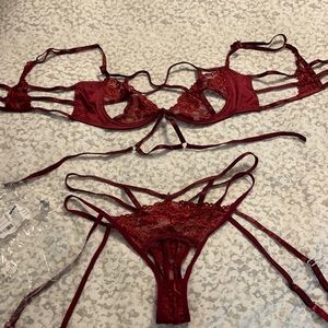 Fashion Nova Let Me Love You Bra and Panty Set